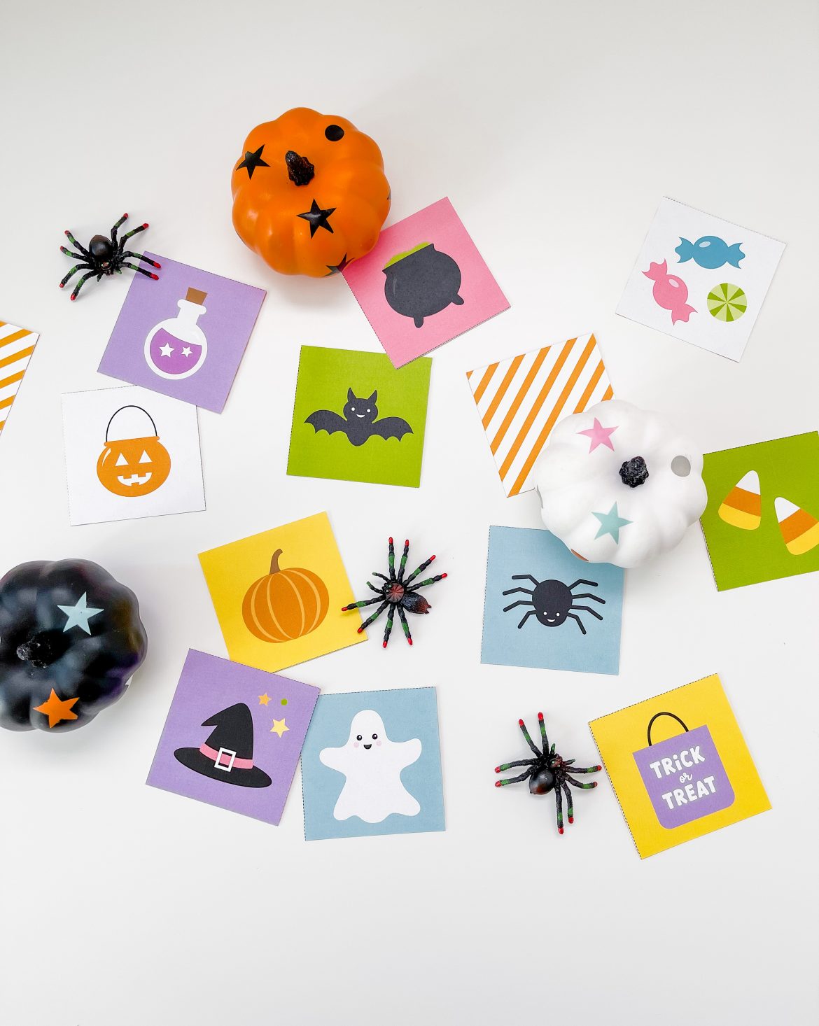 Halloween Matching Memory Game for Kids - Lela Paper | Blog