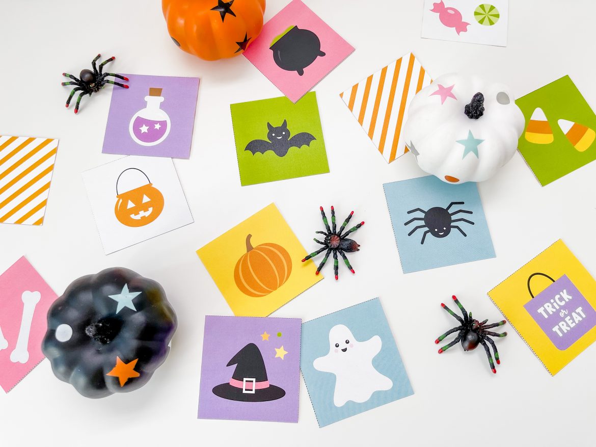 Halloween Matching Memory Game Printable for Kids