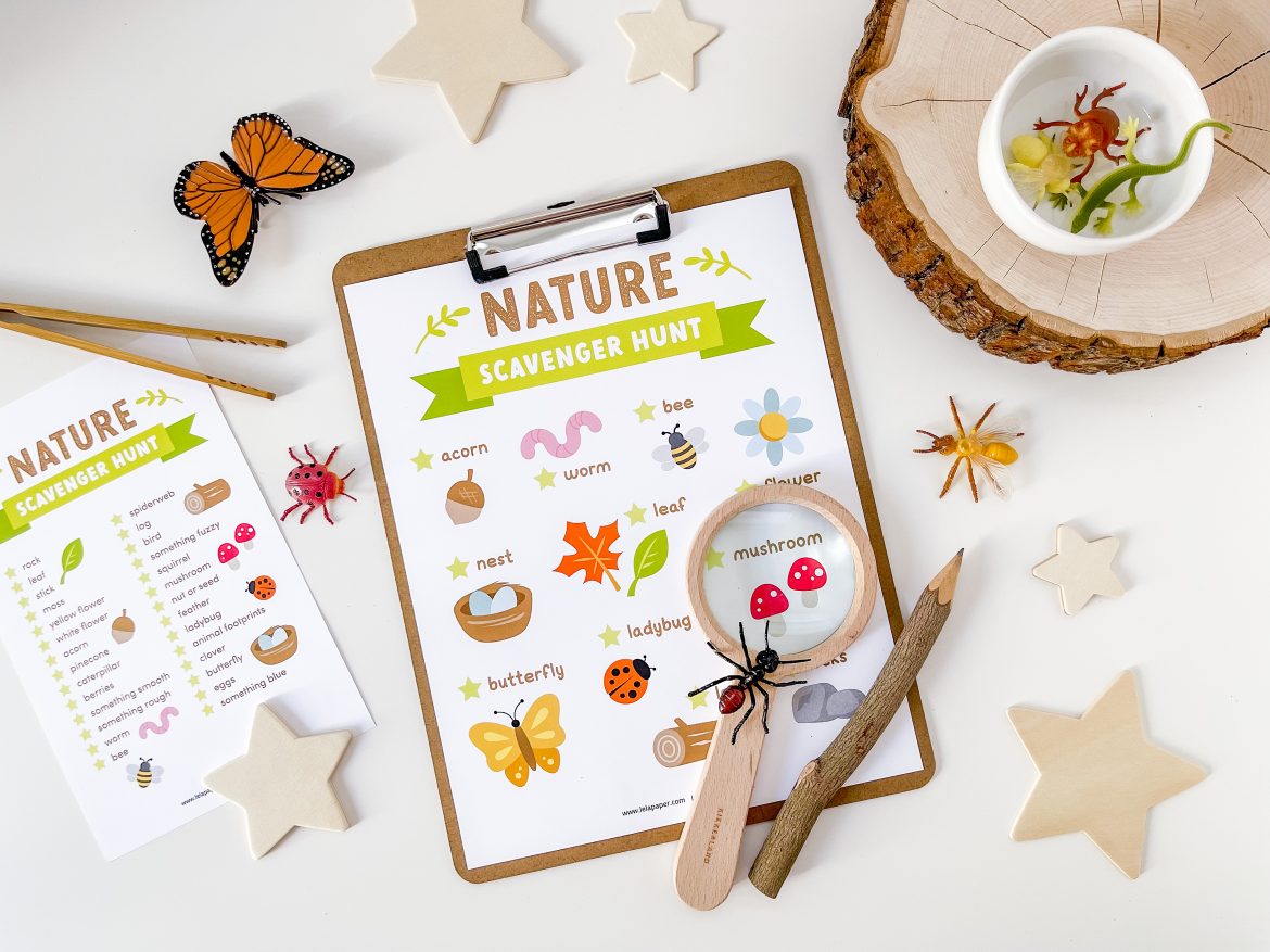 Nature Scavenger Hunt Fall Kids Outdoor Activity