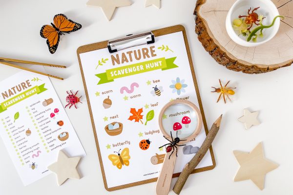 Nature Scavenger Hunt Fall Kids Outdoor Activity