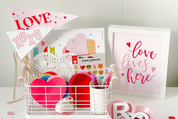 Valentine's Day Craft Basket