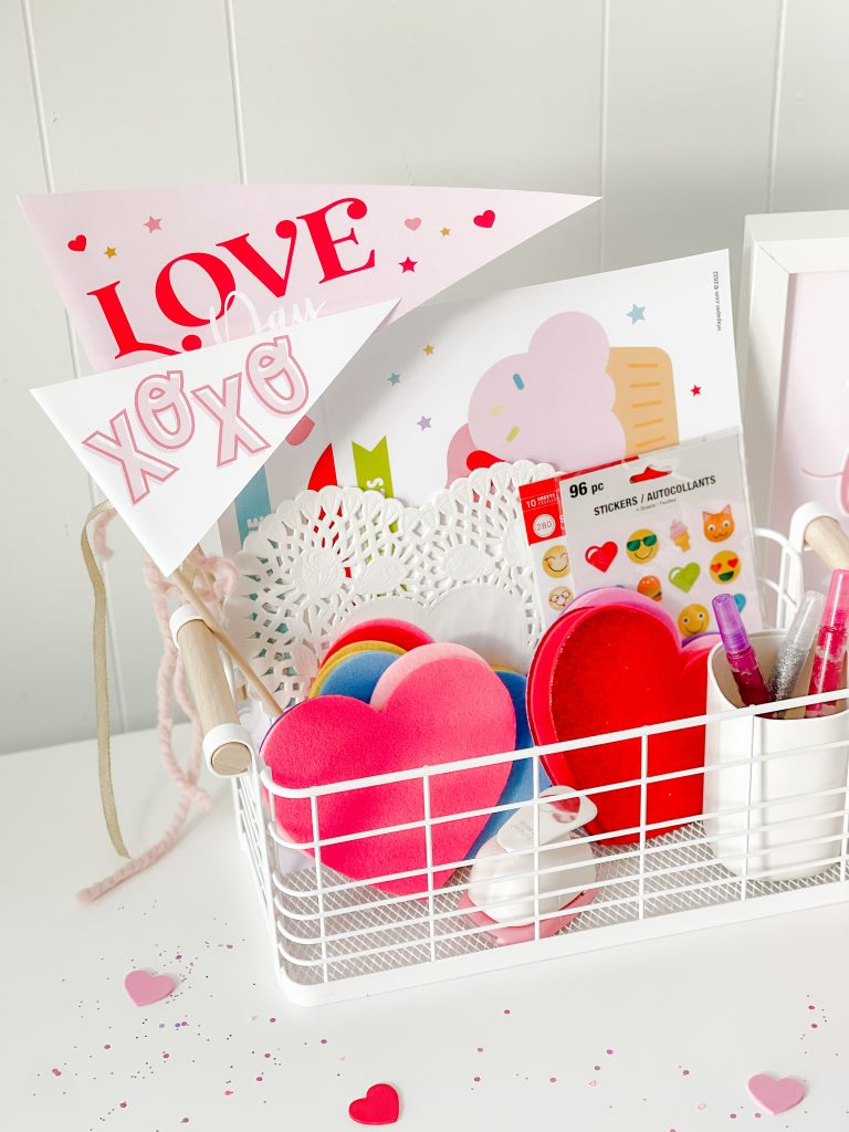 Valentine's Day Craft Basket