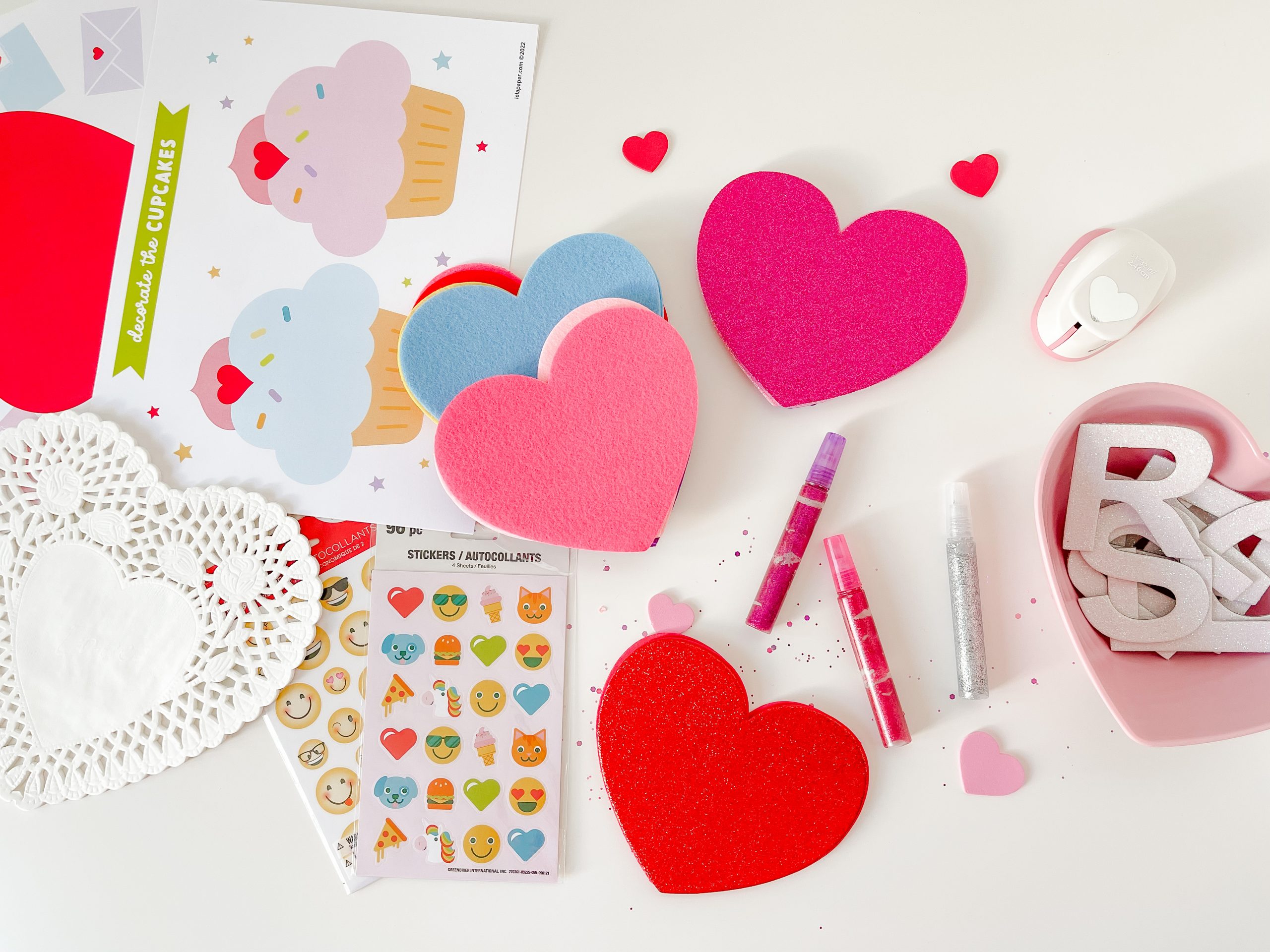 Valentine's Day Craft Supplies