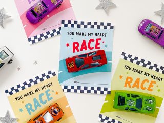 Race Car Valentine Printable